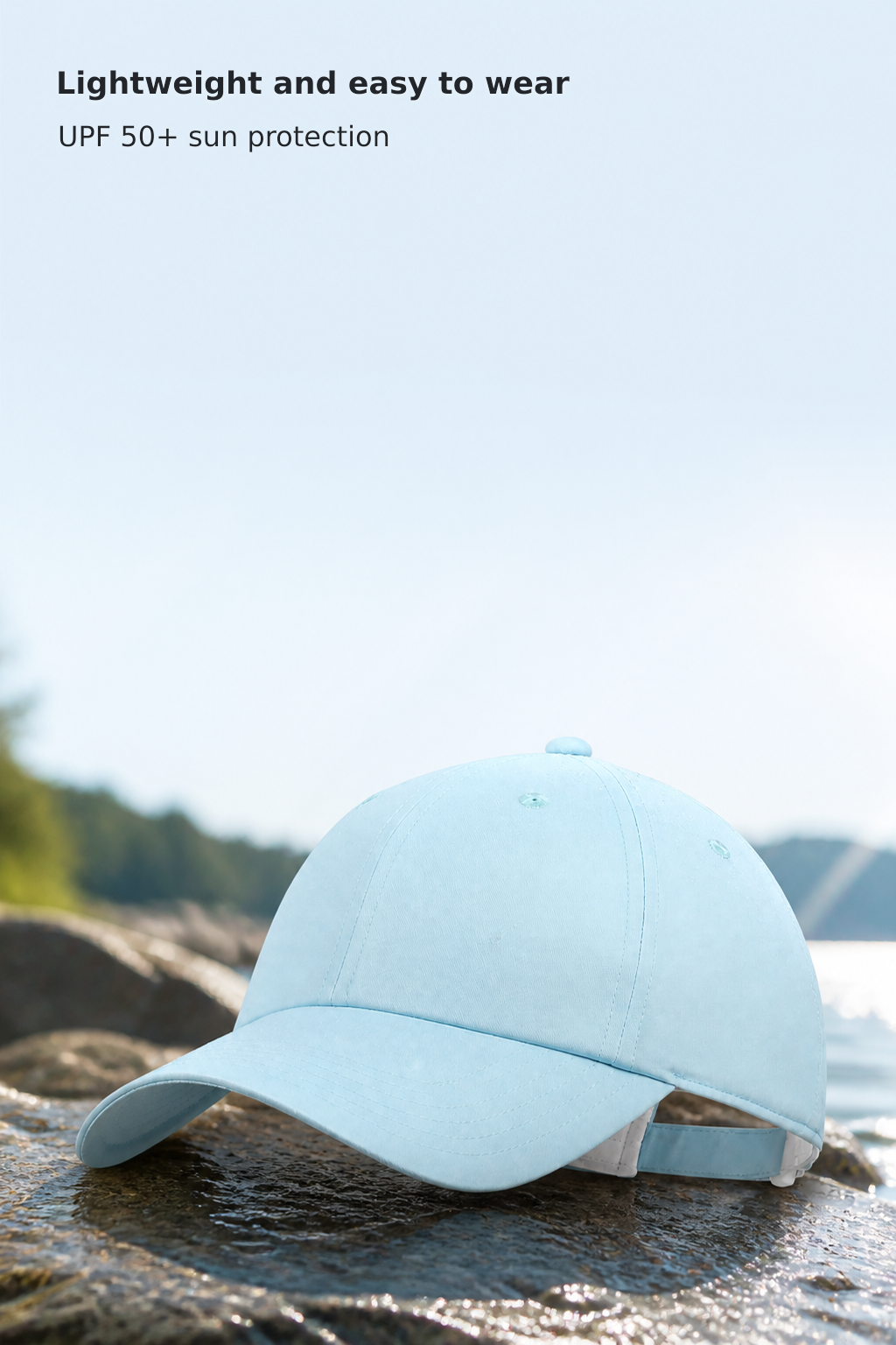 Kids’ Lightweight UPF 50+ Water-Resistant Sports Cap